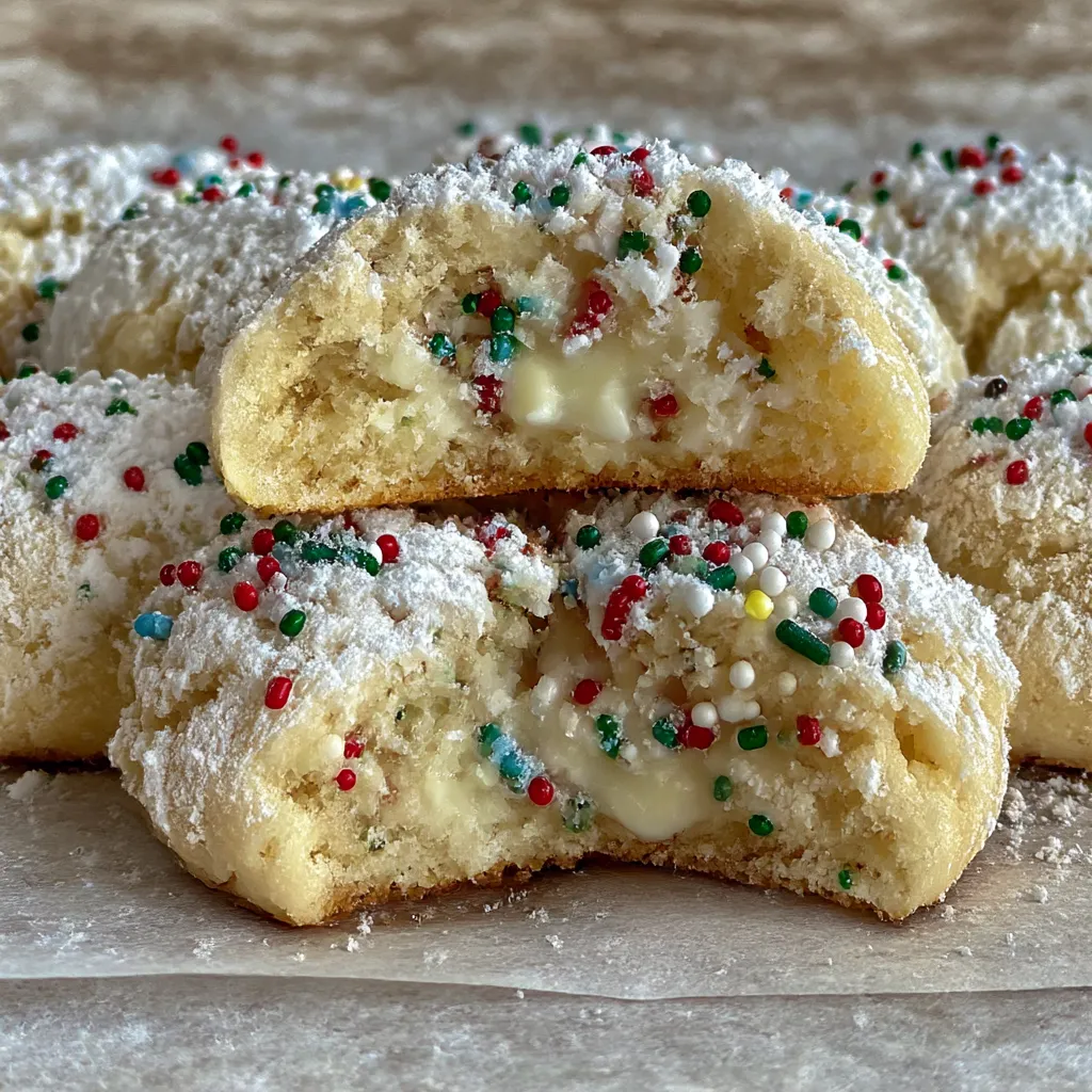 Christmas Gooey Butter Cookies