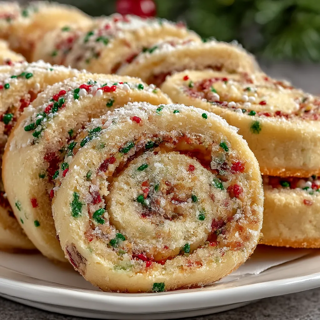 Christmas Pinwheel Sugar Cookies are 3 easy festive amazing 6 Christmas Pinwheel Sugar Cookies