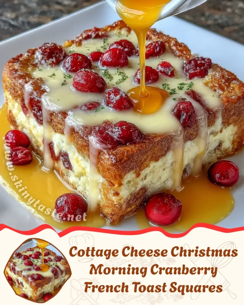 Cottage Cheese Christmas Morning Cranberry French Toast Squares 8 Cottage Cheese Christmas Morning Cranberry French Toast Squares