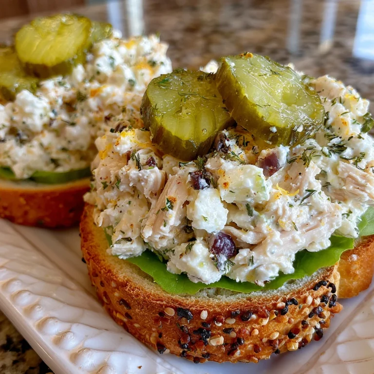Cottage Cheese Dill Pickle Chicken Salad