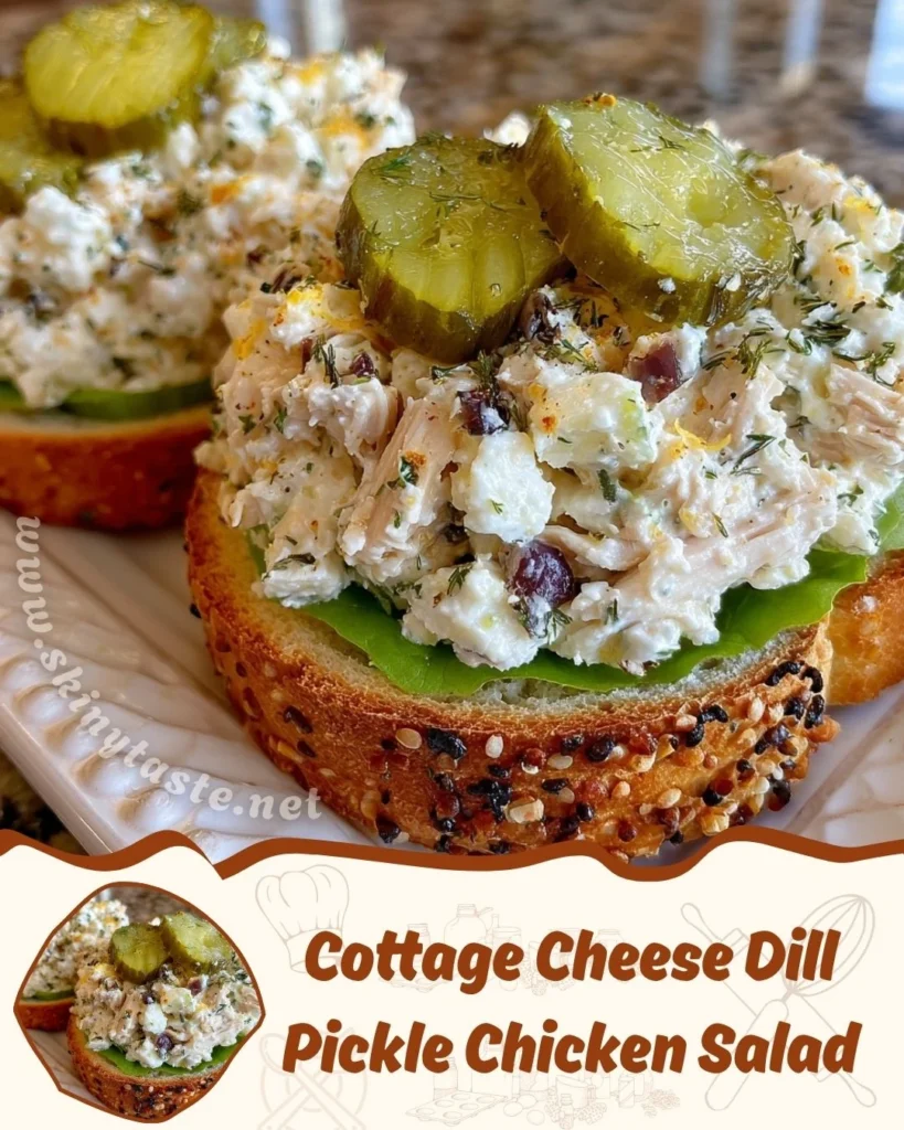 Cottage Cheese Dill Pickle Chicken Salad 8 Cottage Cheese Dill Pickle Chicken Salad