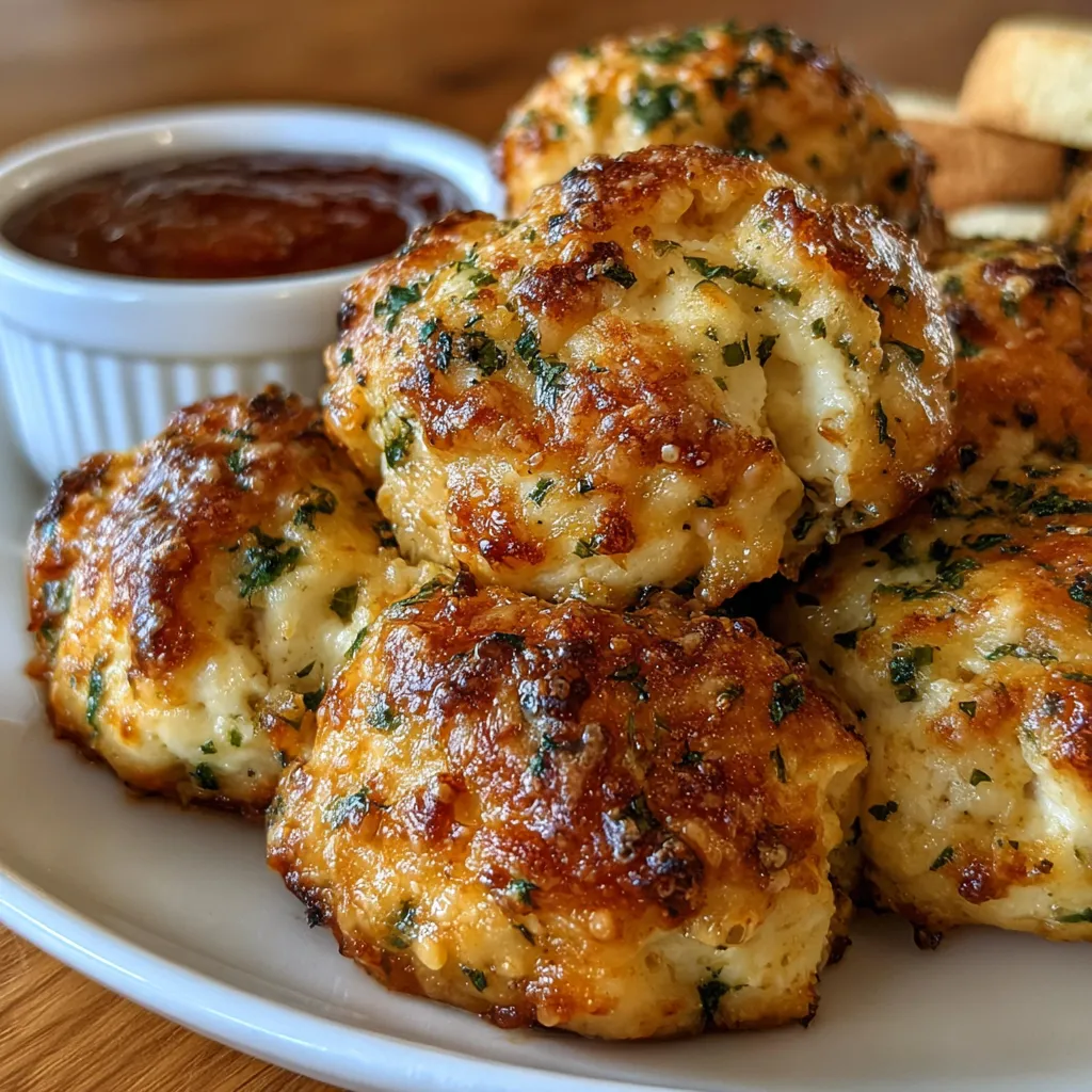 Cottage Cheese Holiday Garlic Parmesan Pull-Apart Chicken Bites 7 Cottage Cheese Holiday Garlic Parmesan