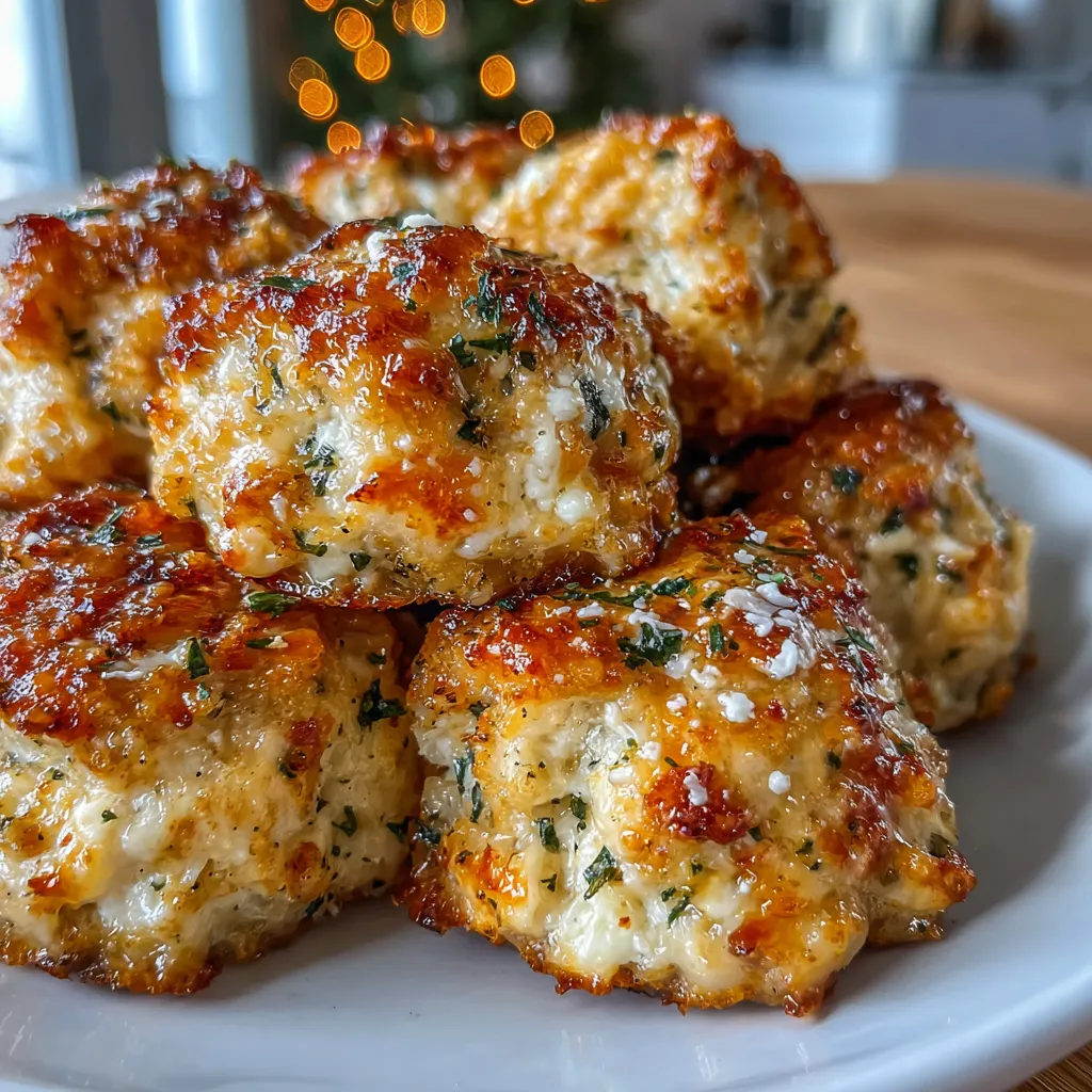 Cottage Cheese Holiday Garlic Parmesan Pull-Apart Chicken Bites 6 Cottage Cheese Holiday Garlic Parmesan
