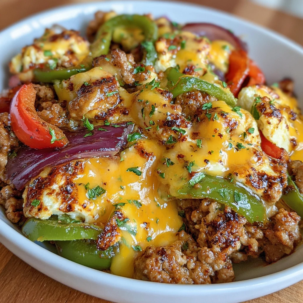 Cottage Cheese Turkey Pepper Skillet – High-Protein, Low-Carb Comfort in One Pan 6 Cottage Cheese Turkey Pepper Skillet