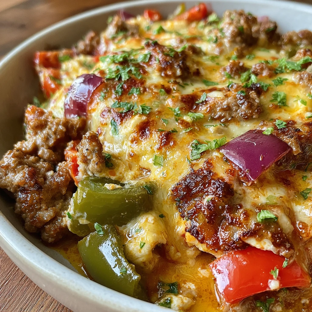 Cottage Cheese Turkey Pepper Skillet – High-Protein, Low-Carb Comfort in One Pan 7 Cottage Cheese Turkey Pepper Skillet