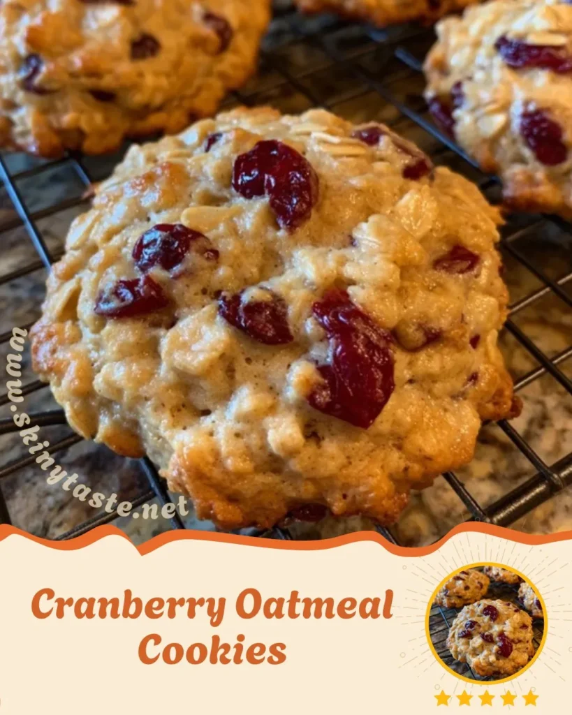 Cranberry Oatmeal Cookies
