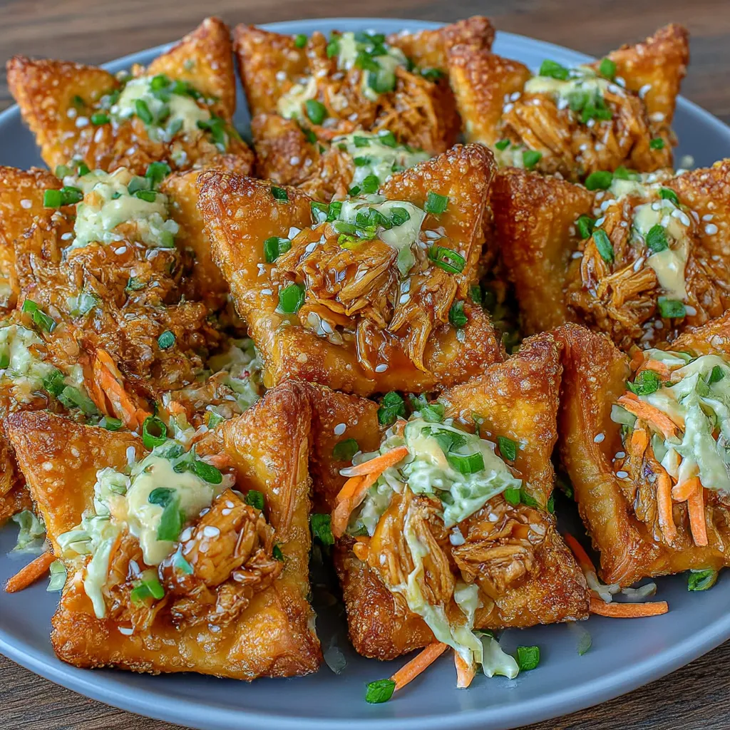 Crispy Chicken Wonton Tacos
