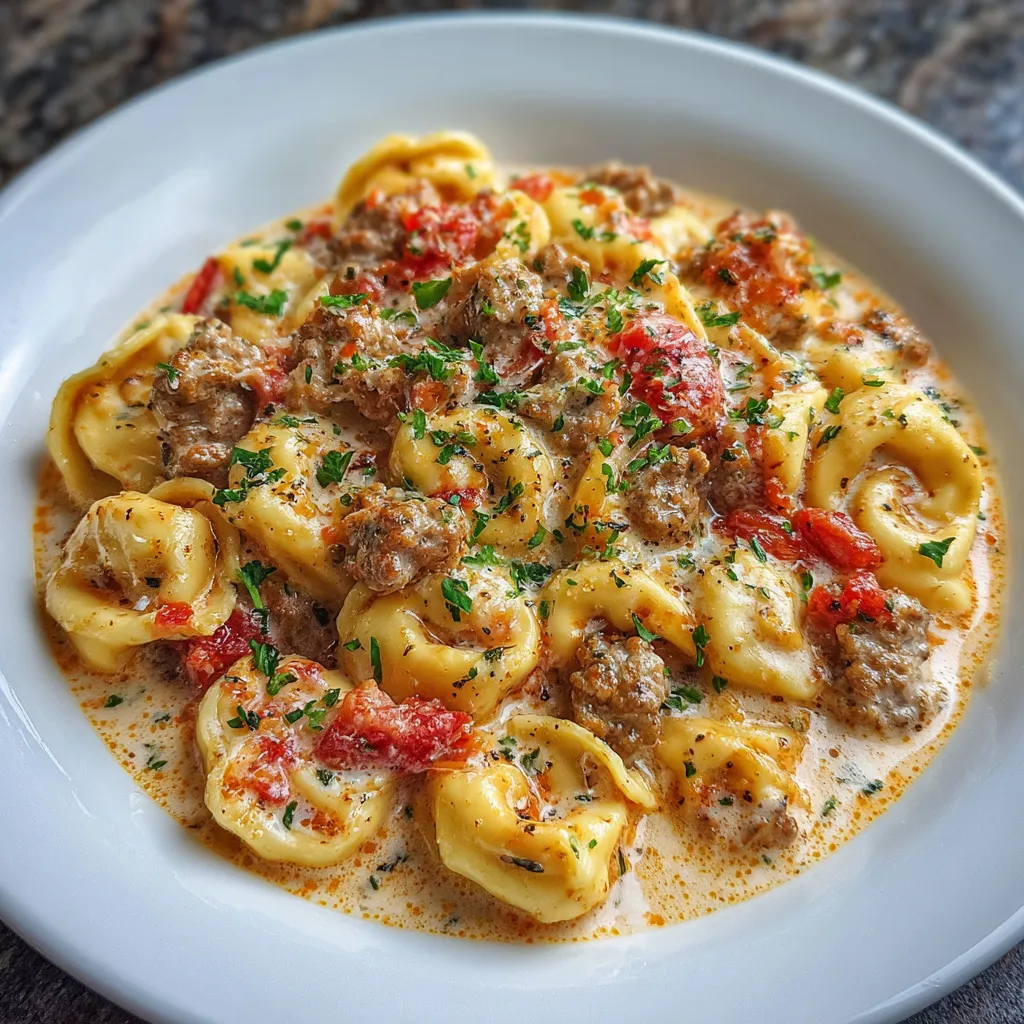 Crockpot Cheese Tortellini