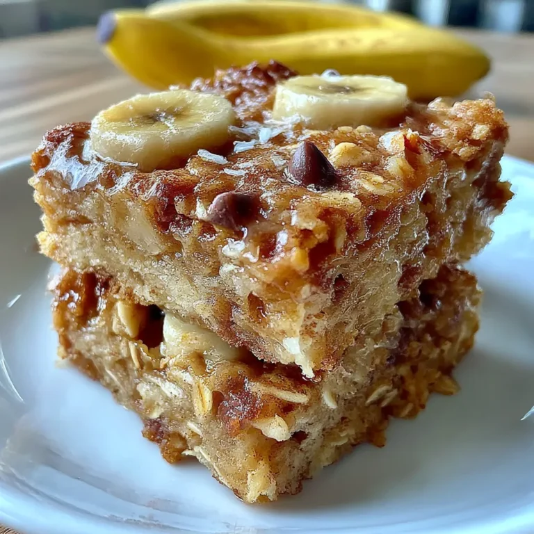 Energizing Banana Oatmeal Bars