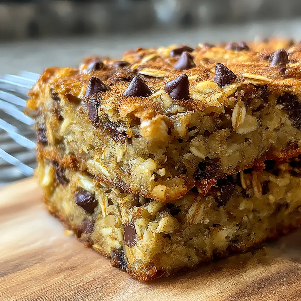 Energizing Banana Oatmeal Bars