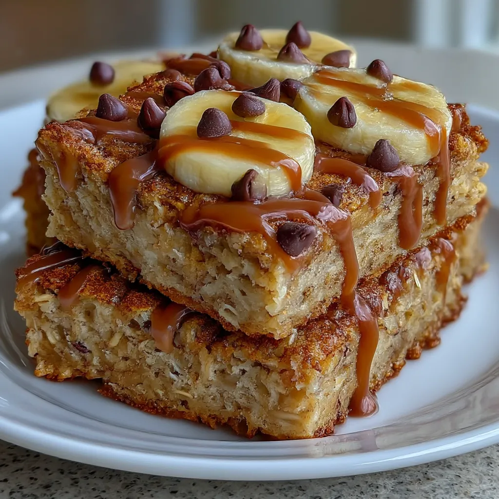 Energizing Banana Oatmeal Bars