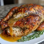 Herb Butter Roast Turkey with Maple Pumpkin Gravy
