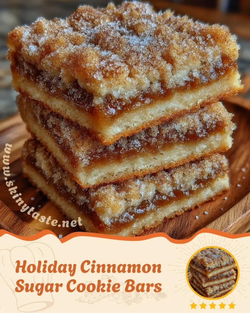 Holiday Cinnamon Sugar Cookie Bars 6 Holiday Cinnamon Sugar Cookie Bars