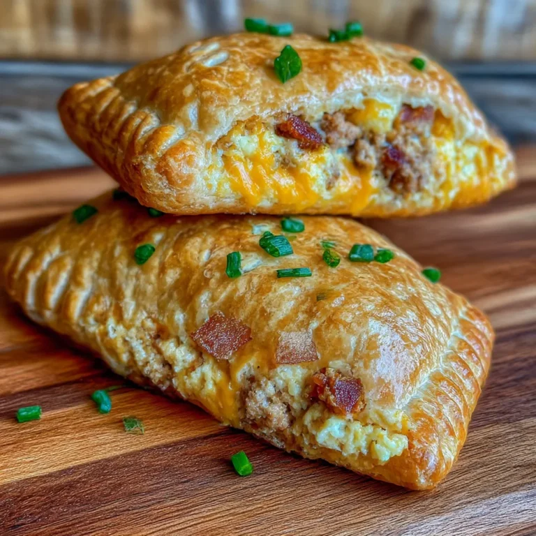 Homemade Breakfast Hot Pockets