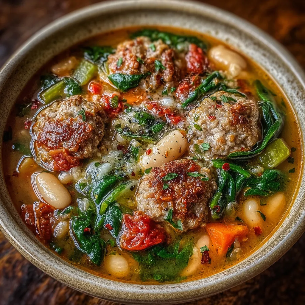 Italian Sausage White Bean Soup