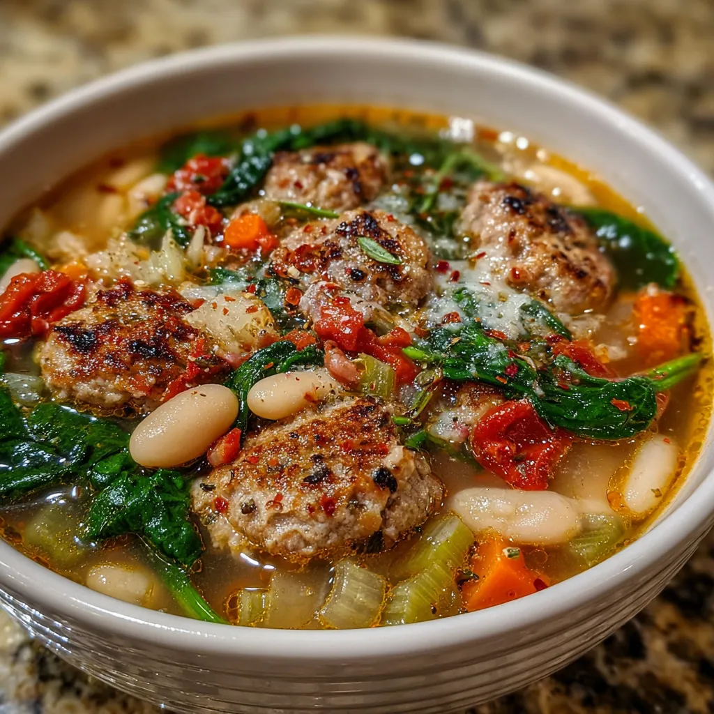 Italian Sausage White Bean Soup