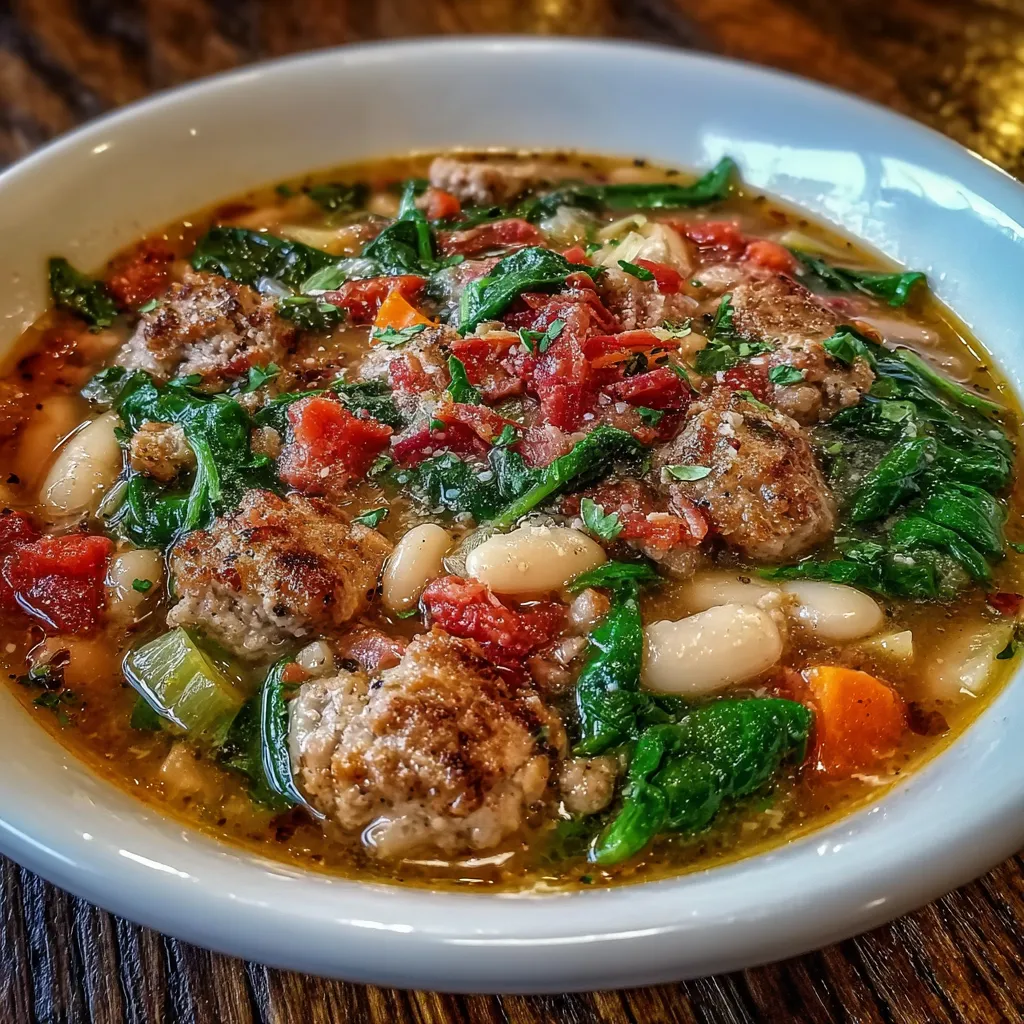 Italian Sausage White Bean Soup