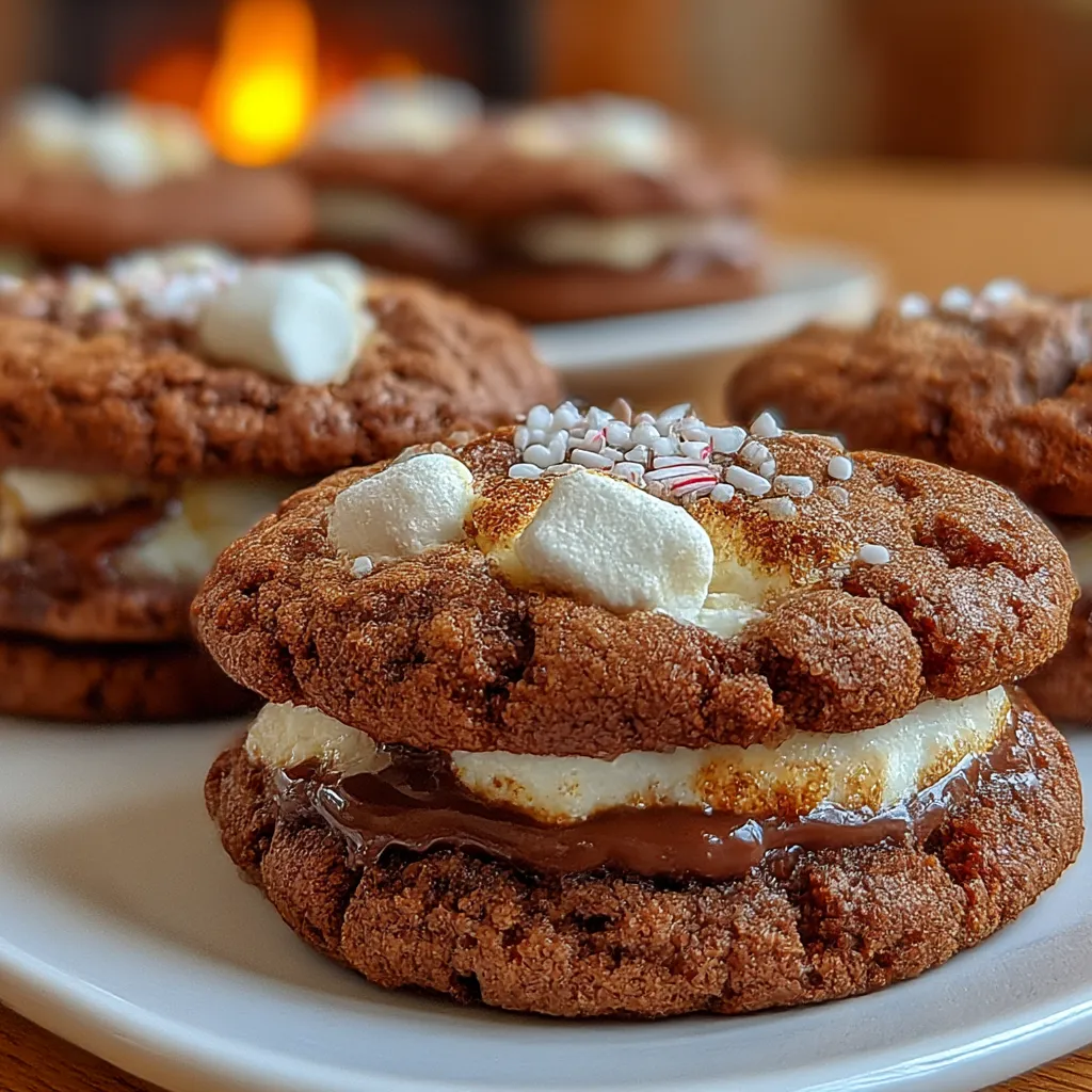 Marshmallow Hot Cocoa Surprise Cookies