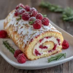 Raspberry Swirl Christmas Roll