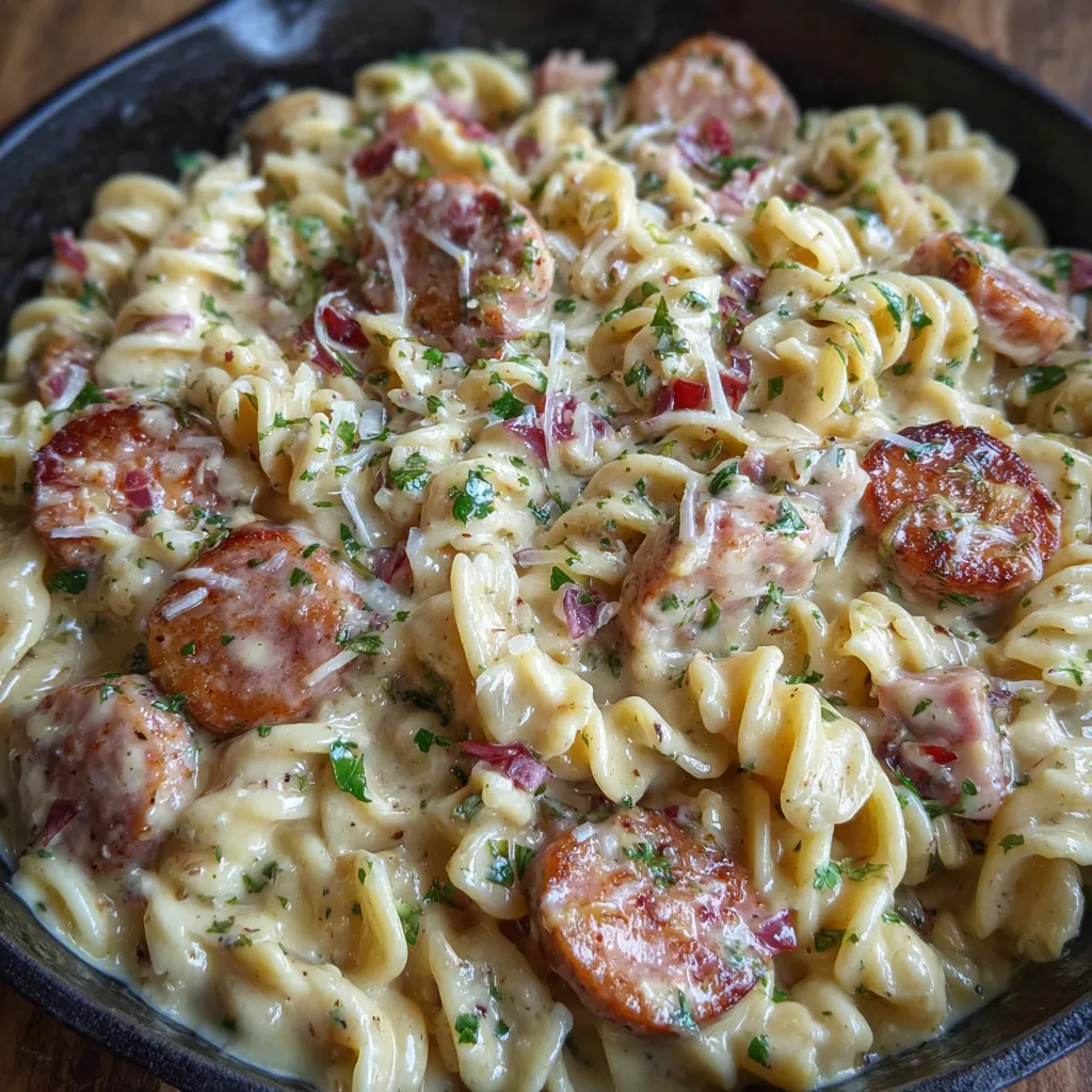 Smoked Sausage Pasta