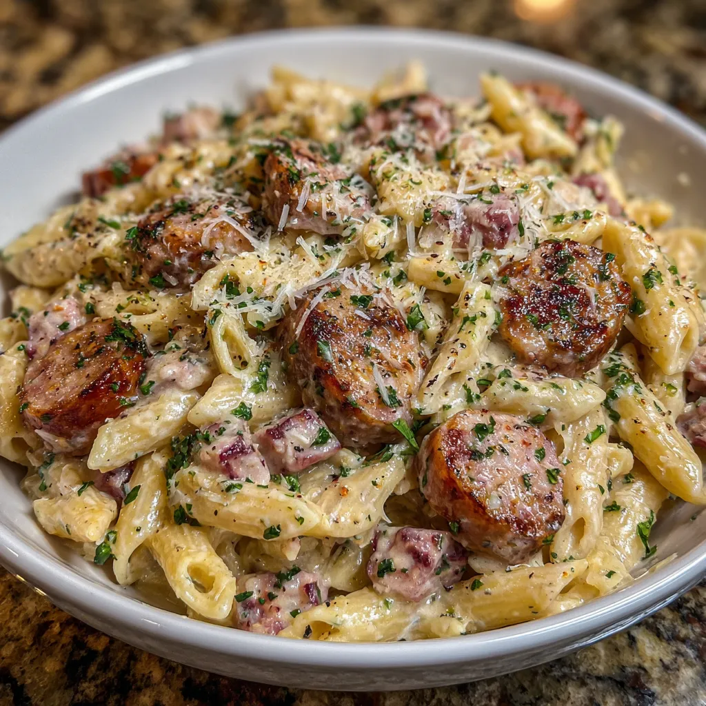 Smoked Sausage Pasta