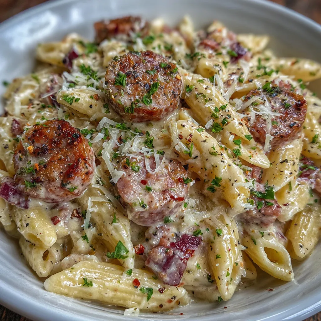 Smoked Sausage Pasta