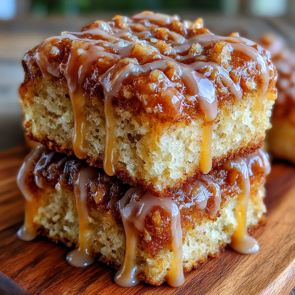 Soft Baked Maple Donut Bars