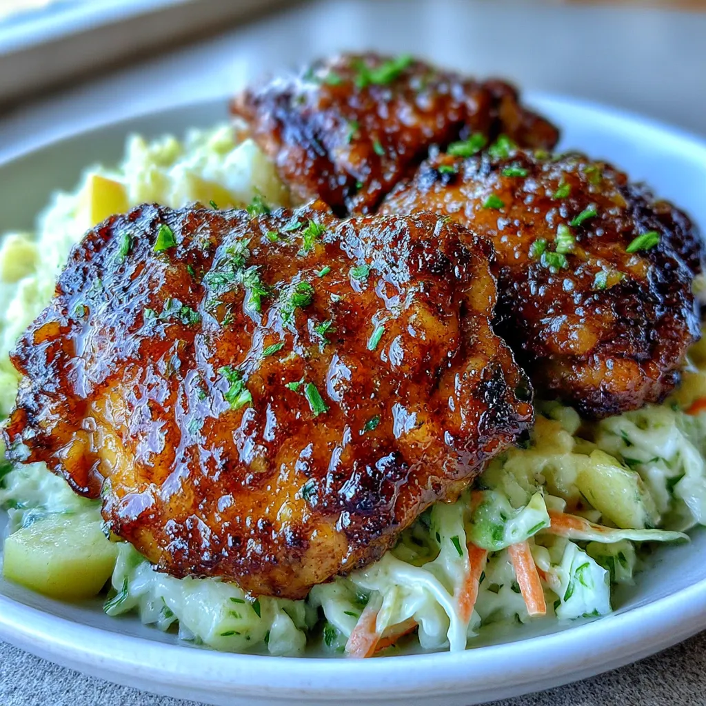 Sticky Apple Cider Chicken with Crisp Autumn Slaw 40. 7 Sticky Apple Cider Chicken with Crisp Autumn Slaw