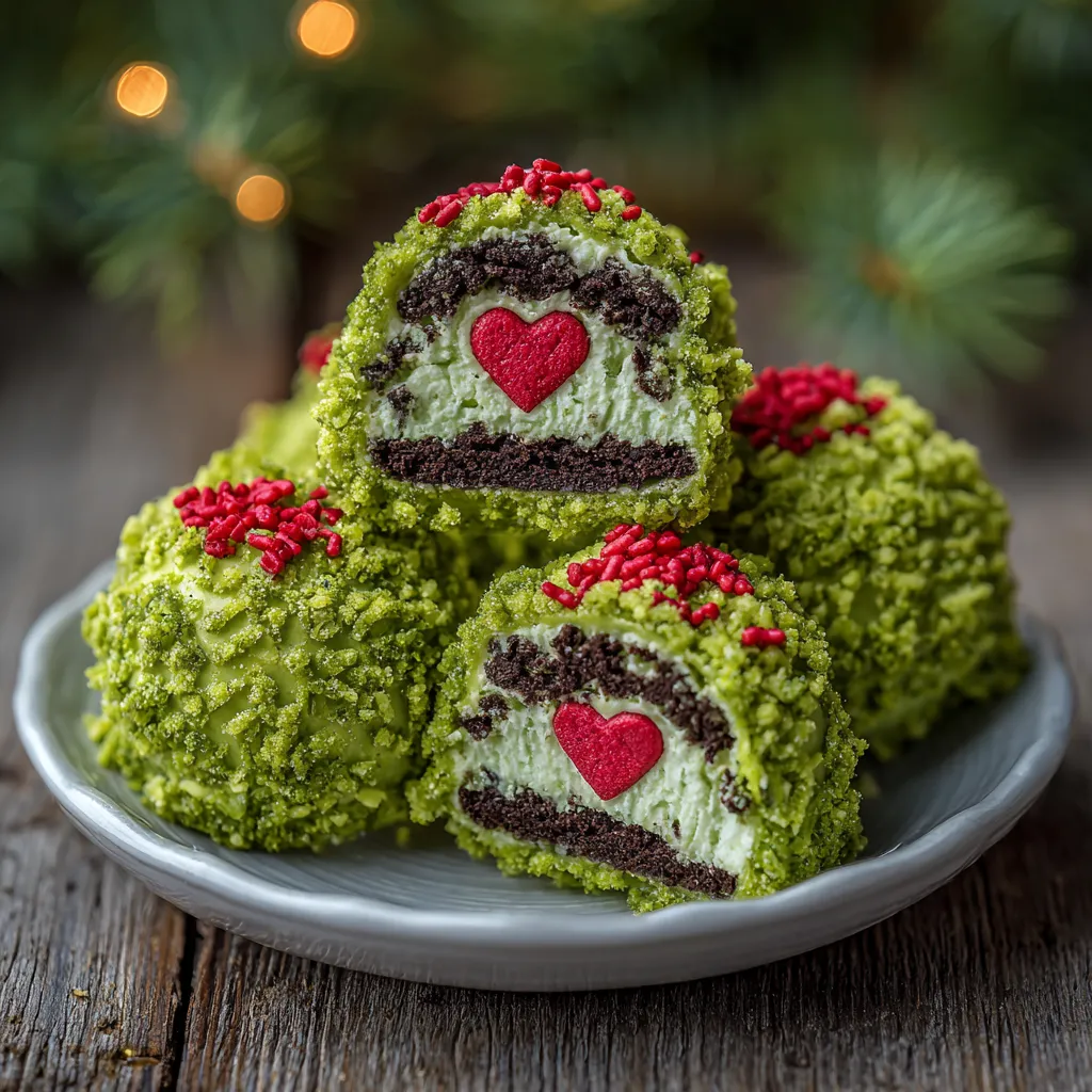The Best No-Bake Grinch Oreo Truffles Recipe