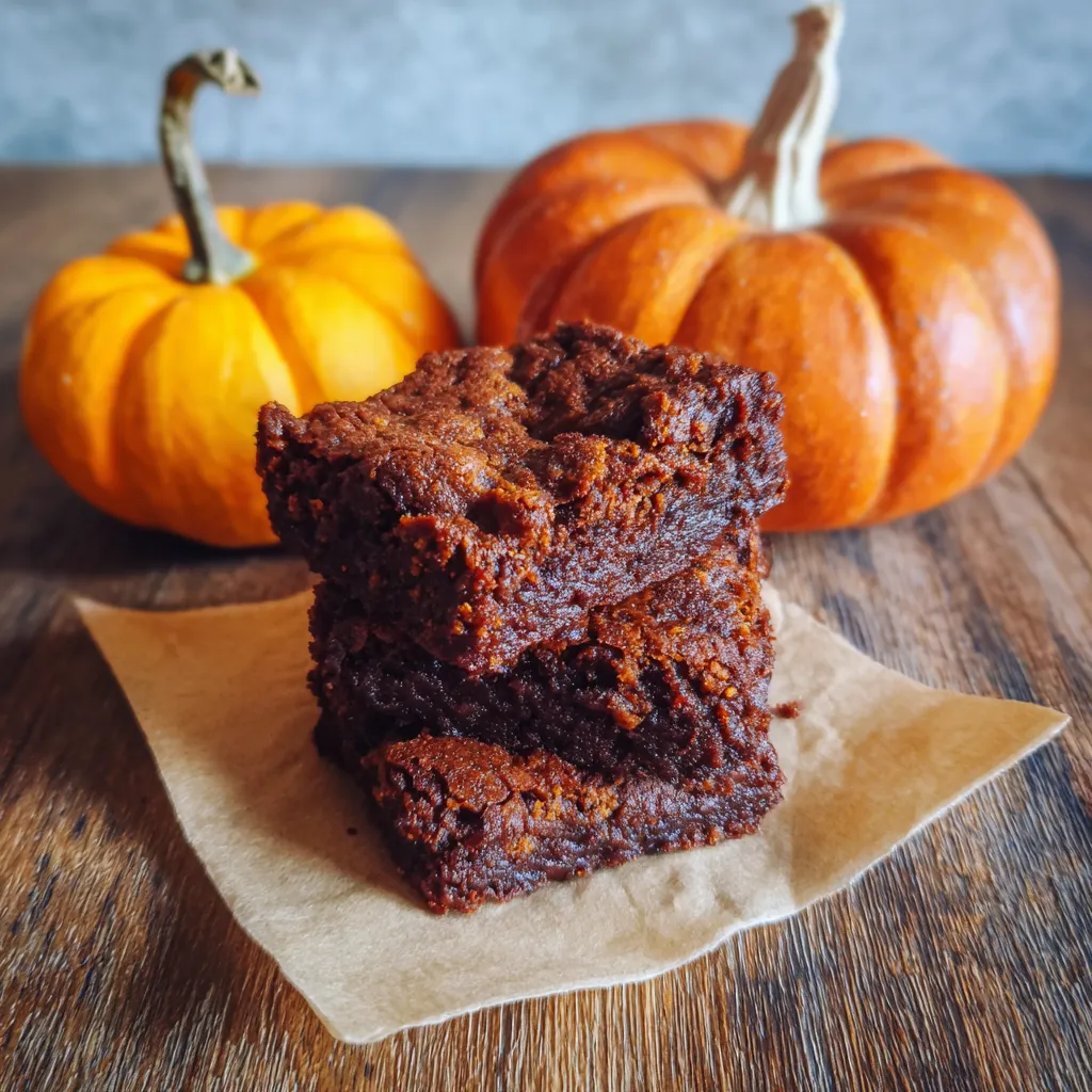 90 Kcal Pumpkin Brownies are delicious guilt-free vegan. 7 90 Kcal Pumpkin Brownies