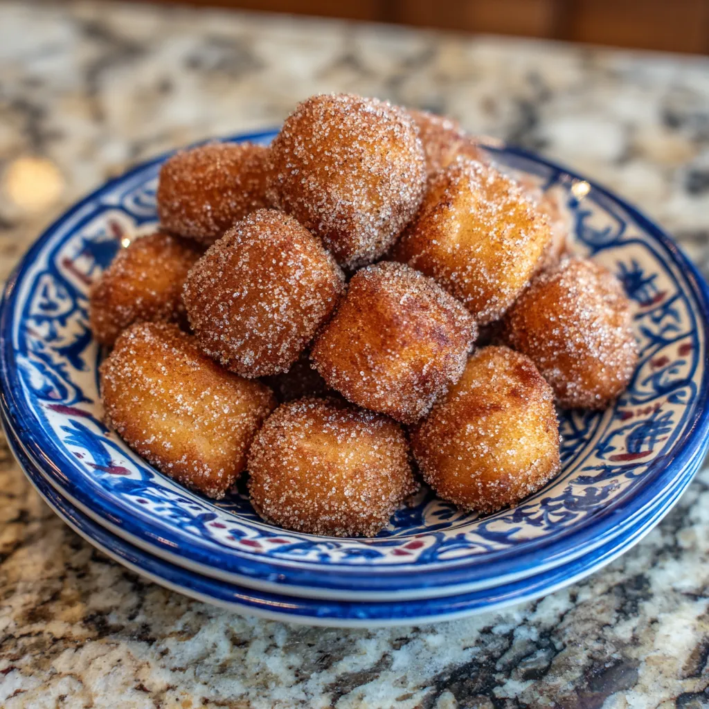 Air Fryer Churro Bites are 30-minute, delish, crispy, easy. 6 Air Fryer Churro Bites