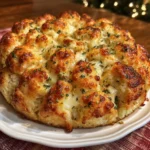 Cheesy Pull Apart Christmas Bread