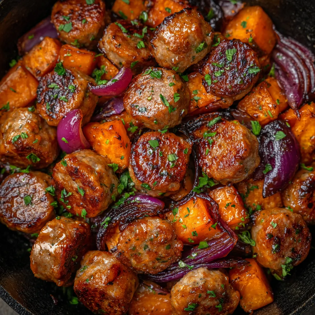 Honey Garlic Sausage Sweet Potatoes have 3 Crisp Bold Zest. 8 Honey Garlic Sausage Sweet Potatoes