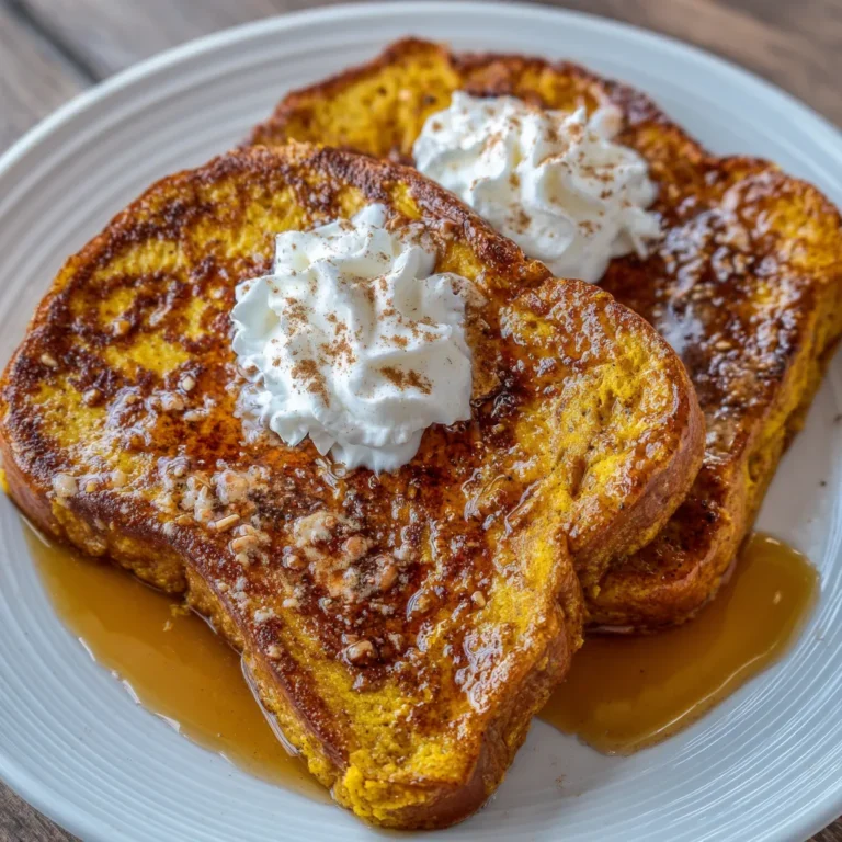 Pumpkin French Toast Breakfast Recipe