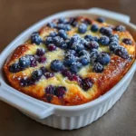 Blueberry Buttermilk Pancake Casserole