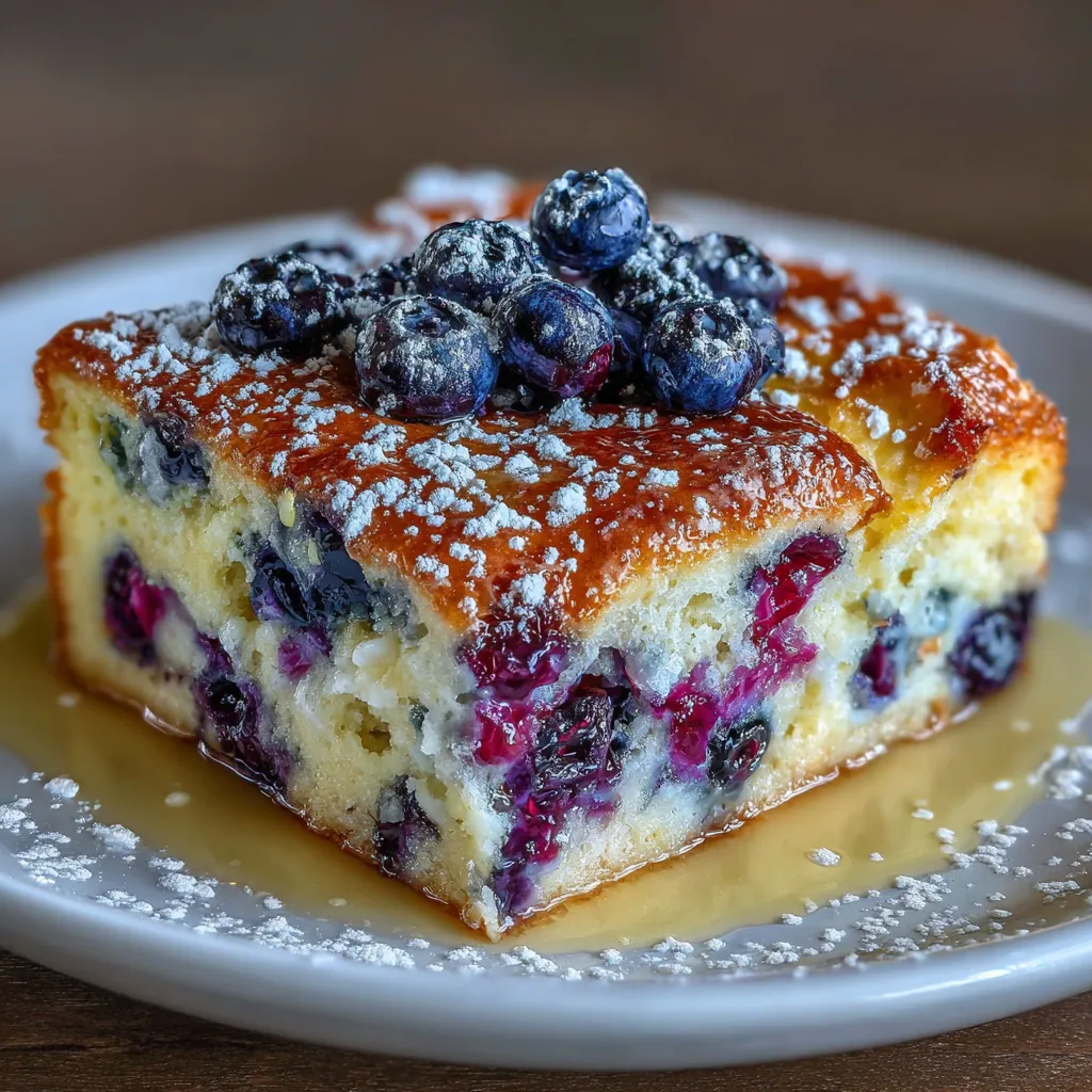 Blueberry Buttermilk Pancake Casserole: Best Easy Epic 5. 6 Blueberry Buttermilk Pancake Casserole