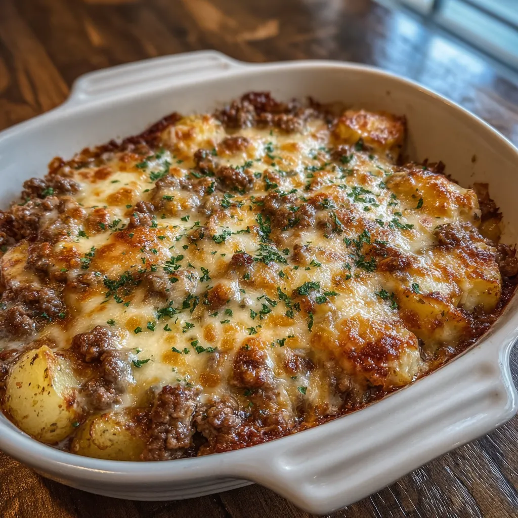 Hobo Casserole Ground Beef 5-Ingredient Easy Ultimate Cozy. 6 Hobo Casserole Ground Beef