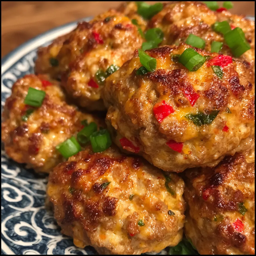 Stuffing Sausage Balls: 5 Irresistible Cheesy Holiday Bites 7 Spicy Rotel Cream Cheese Sausage Balls