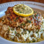 Slow Cooker Lemon Herb Chicken and Rice