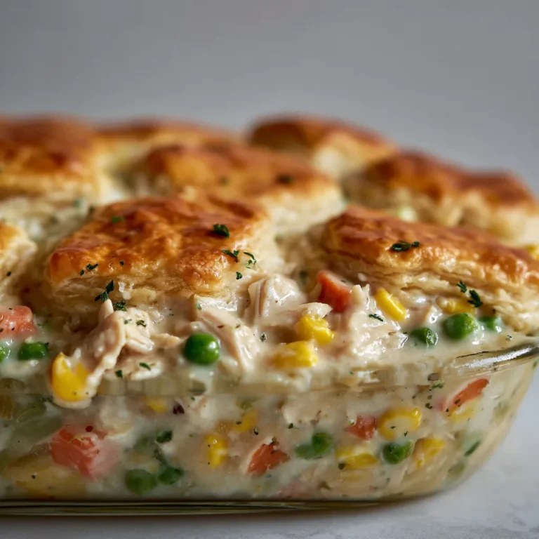 Homemade Chicken Pot Pie Casserole