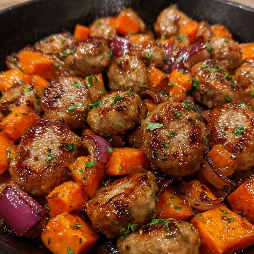 Honey Garlic Sausage Sweet Potatoes have 3 Crisp Bold Zest. 7 Honey Garlic Sausage Sweet Potatoes