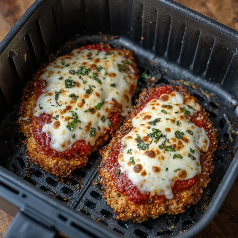 Crispy Air Fryer Chicken Parmesan