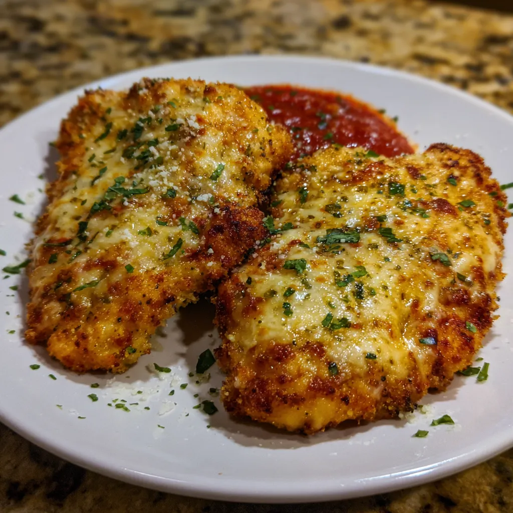 Crispy Air Fryer Chicken Parmesan