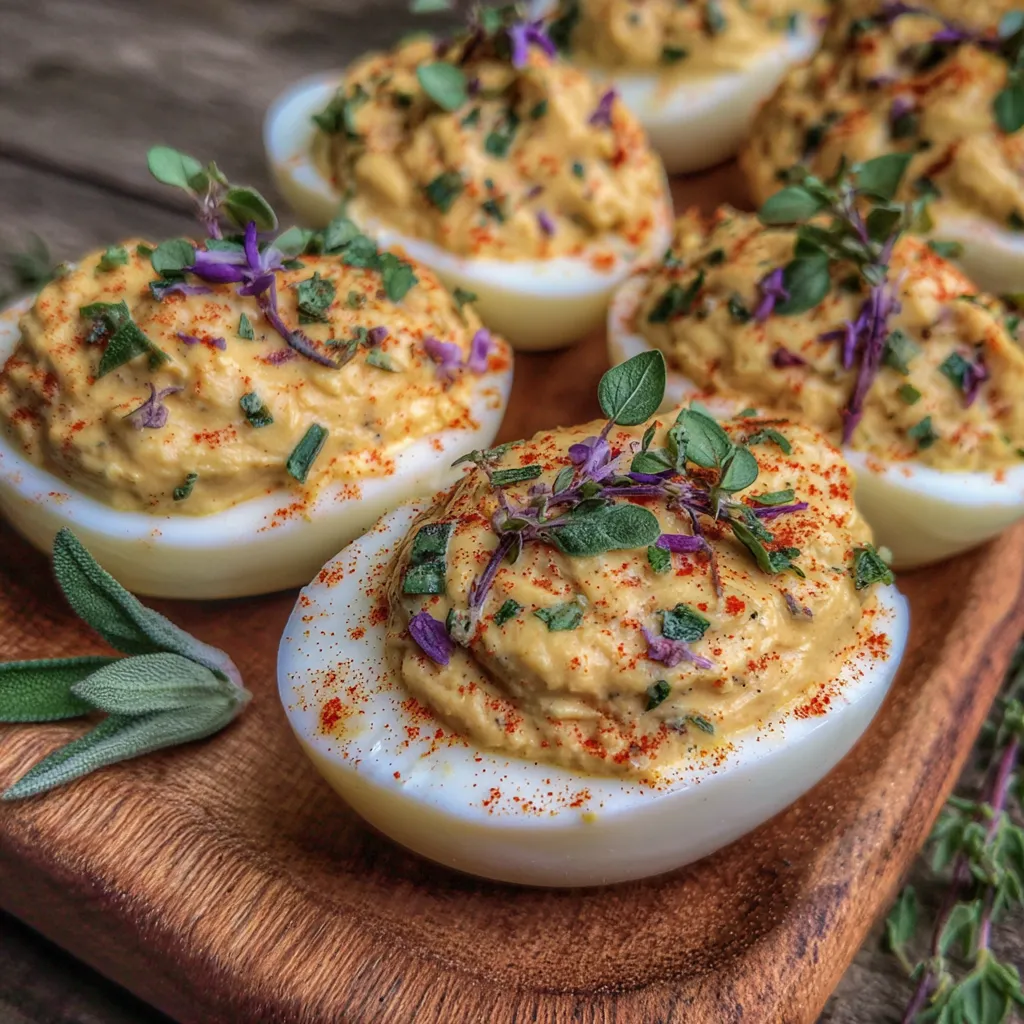 Thanksgiving Deviled Eggs are 5-star Creamy Festive Savory. 7 Thanksgiving Deviled Eggs