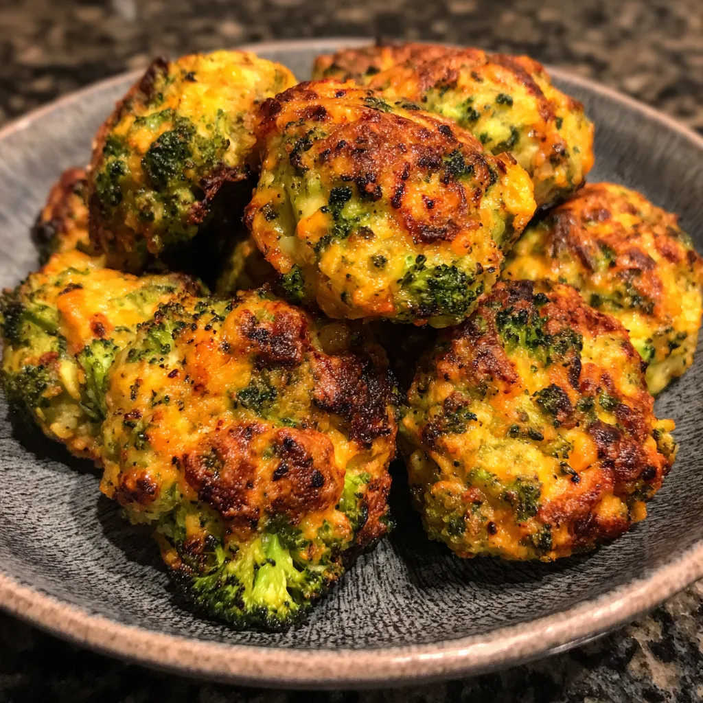 Broccoli Cheddar Poppers Deliver 5 Crispy Cheesy Hot Bites. 6 Broccoli Cheddar Poppers