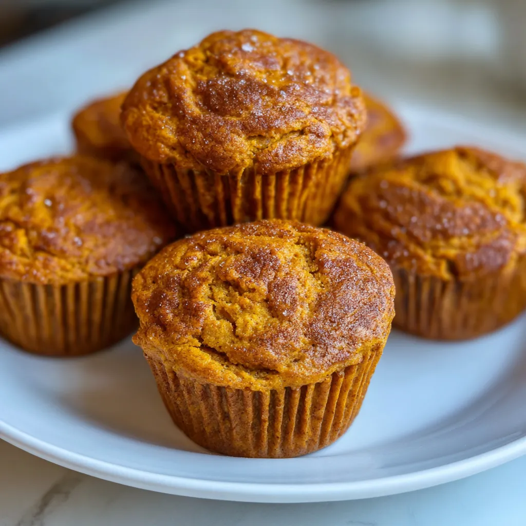 Pumpkin Cottage Cheese Muffins