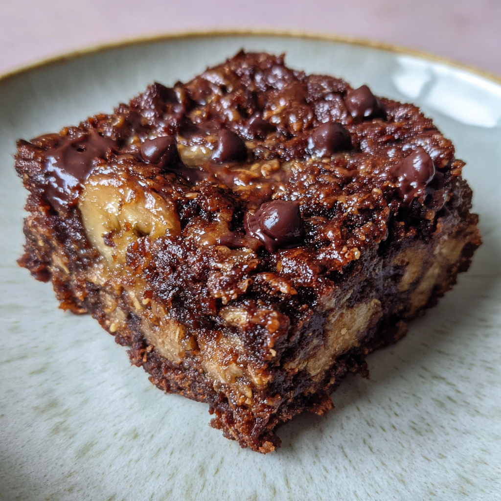 Fudgy Banana Brownies