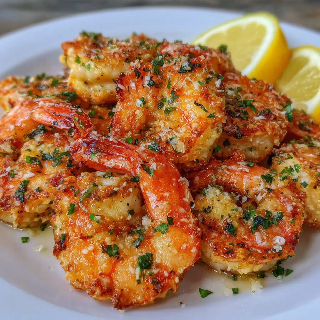 Air Fryer Garlic Parmesan Shrimp