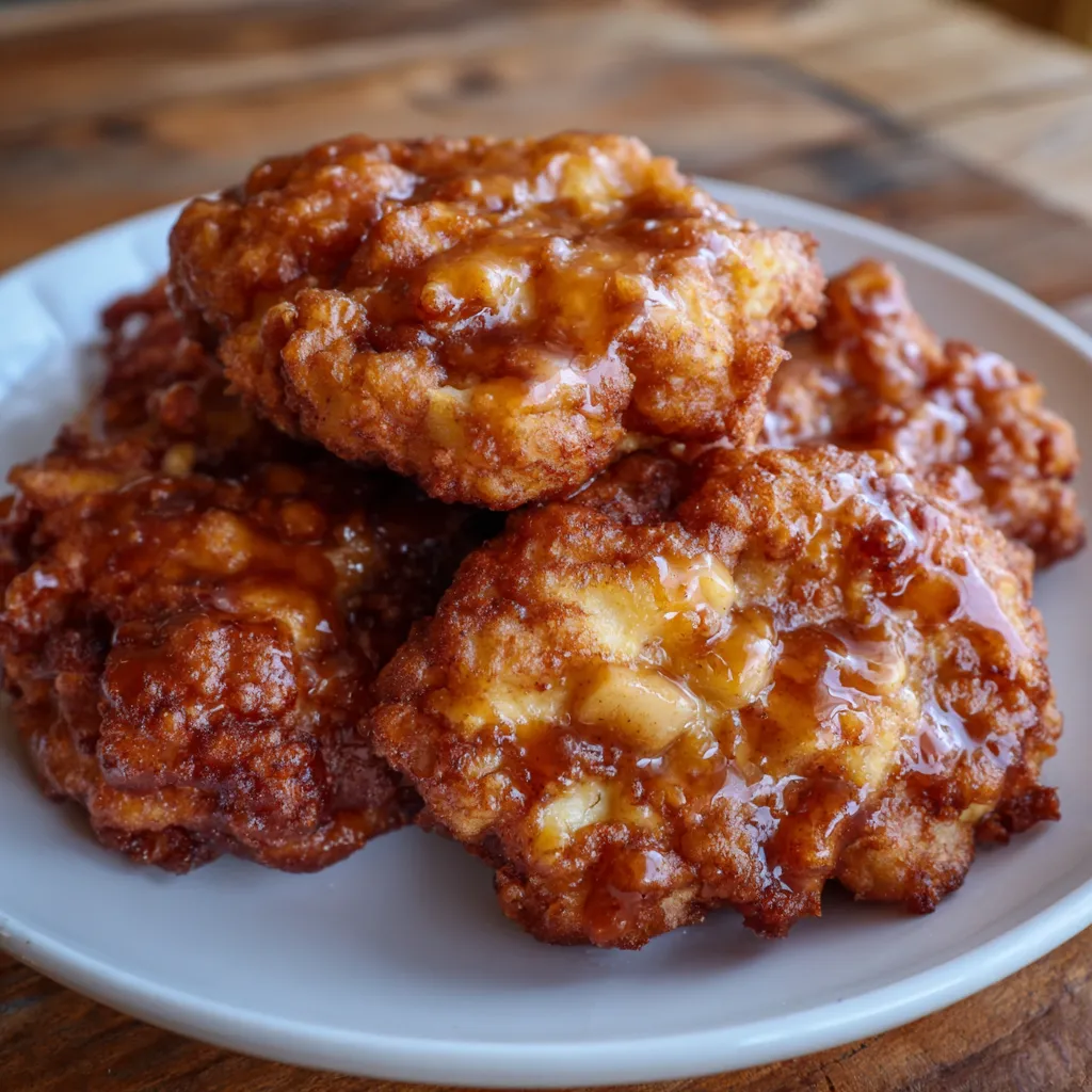 Air Fryer Apple Fritters