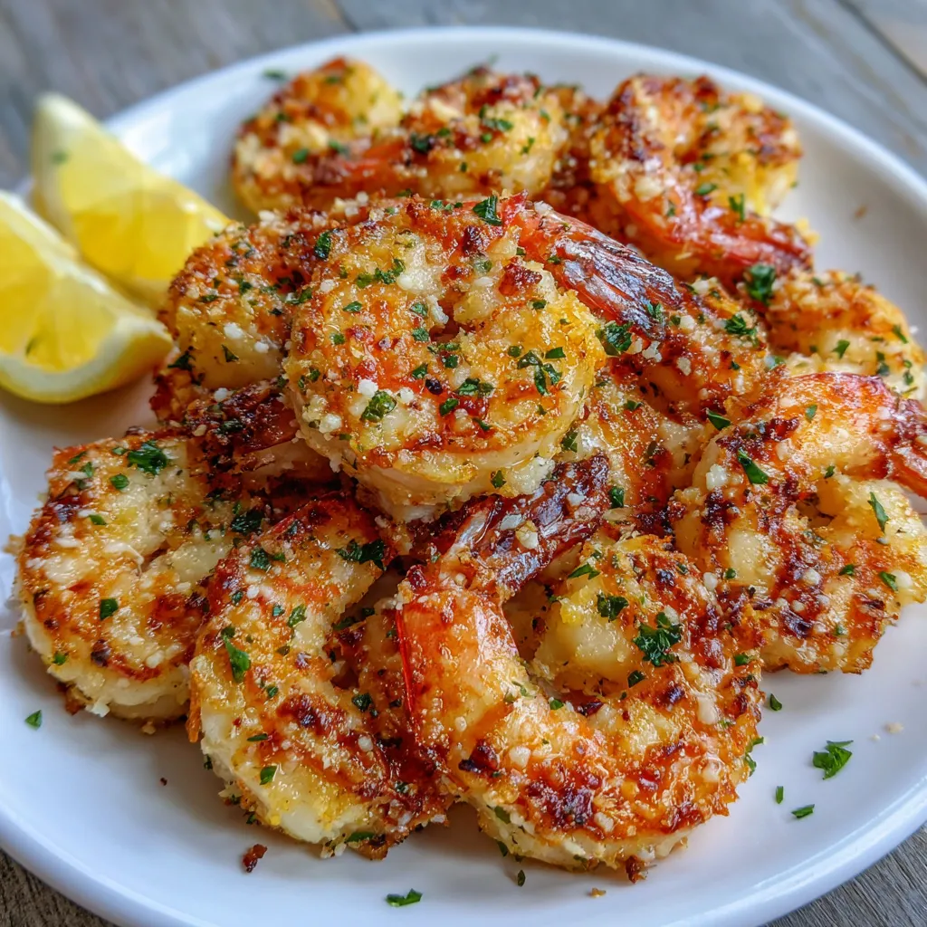 Air Fryer Garlic Parmesan Shrimp